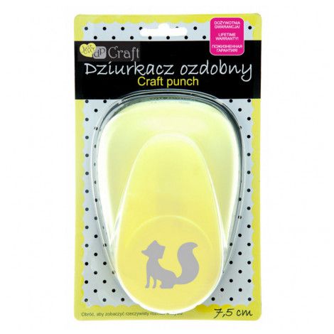Dziurkacz ozdobny dpCraft 7,5cm Lis